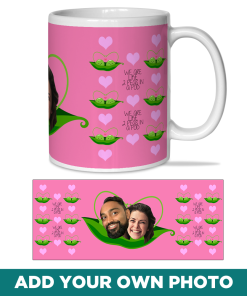 Personalised Couples Mug 2 Peas In A Pod