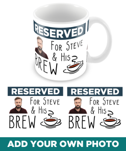 Reserved For Him Personalised Photo Mug