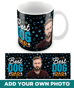 Best Dog Dad Personalised Photo Mug
