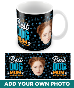 Best Dog Mum Personalised Photo Mug