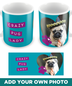 Crazy Dog Lady Dog Breed Personalised Mug