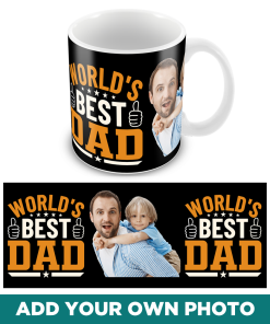 World's Best Dad Personalised Photo Mug