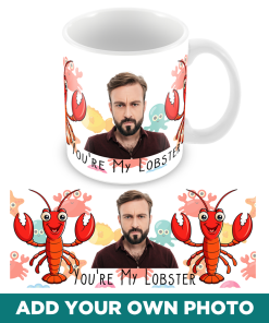 Personalised Photo Mug You're My Lobster Valentines Day