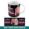 World's Best Mum Personalised Photo Mug Black Background Mothers Day Mug