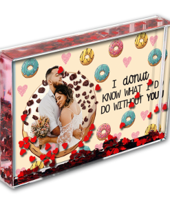 Love Heart Photo Block Donut Know What I'd Do
