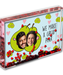 Love Heart Photo Block We Make A Great Pear