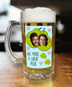 Personalised Beer Glass We Make A Great Pear