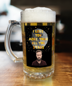 Personalised Beer Glass More Than All The Stars