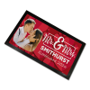 Personalised Bar Mat / Runner Mr and Mrs Red