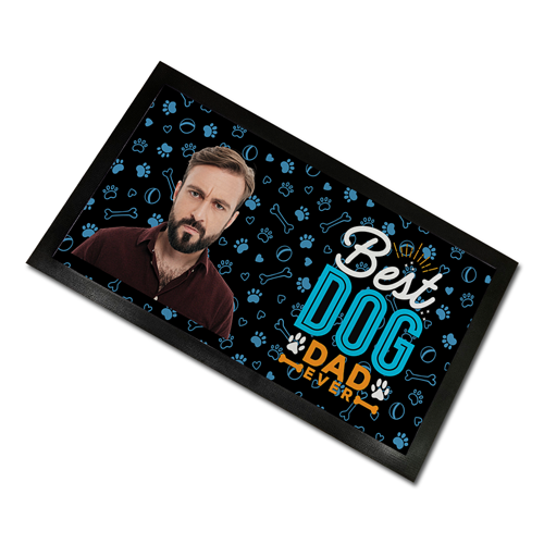 Personalised Bar Mat / Runner Best Dog Dad
