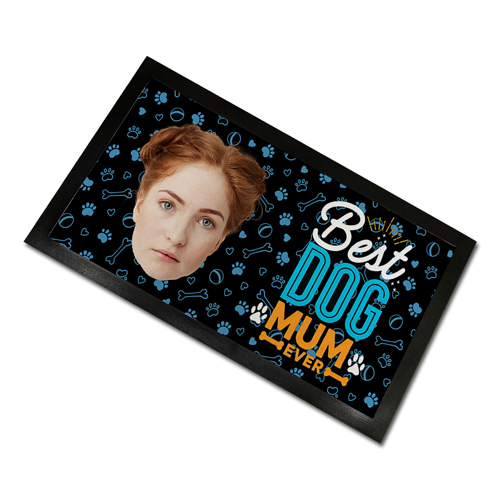 Personalised Bar Mat / Runner Best Dog Mum