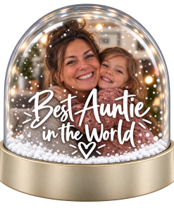Alternative view of Personalised Snow Globe - Best Auntie In The World