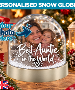 Personalised Snow Globe - Best Auntie In The World