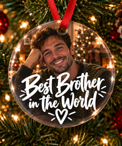 Best Brother In The World - Ceramic Bauble