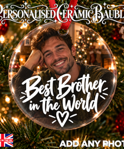 Alternative view of Best Brother In The World - Ceramic Bauble