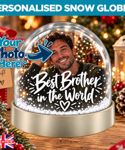 Personalised Snow Globe - Best Brother In The World