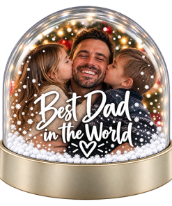 Alternative view of Personalised Snow Globe - Best Dad In The World