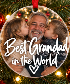 Best Grandad In The World - Ceramic Bauble