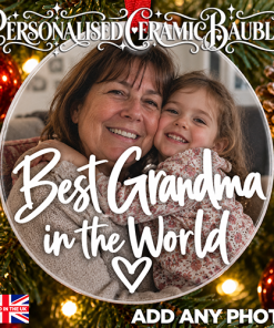 Alternative view of Best Grandma In The World - Ceramic Bauble