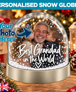 Personalised Snow Globe - Best Grandad In The World