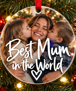 Best Mum In The World - Ceramic Bauble