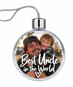 Best Uncle In The World Photo Upload - Jumbo Acrylic Bauble - Image 3