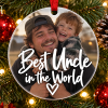 Best Uncle In The World - Ceramic Bauble