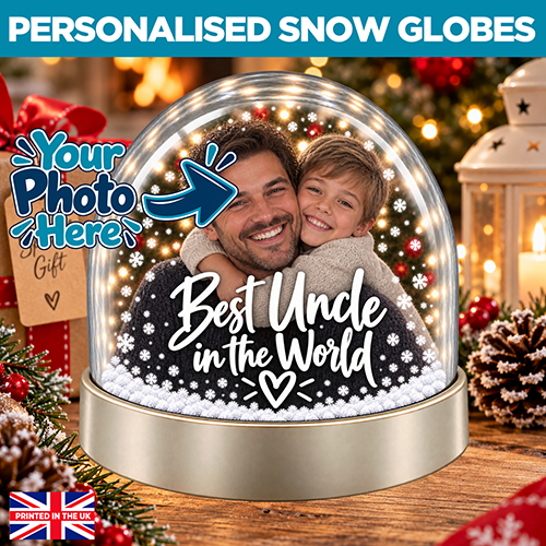 Personalised Snow Globe - Best Uncle In The World
