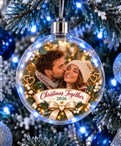Christmas Together 2026 Photo Upload - Jumbo Acrylic Bauble