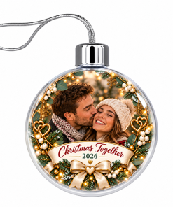 Christmas Together 2026 Photo Upload - Jumbo Acrylic Bauble - Image 3