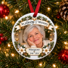In Loving Memory - Photo Name & Years Memorial Ceramic Bauble